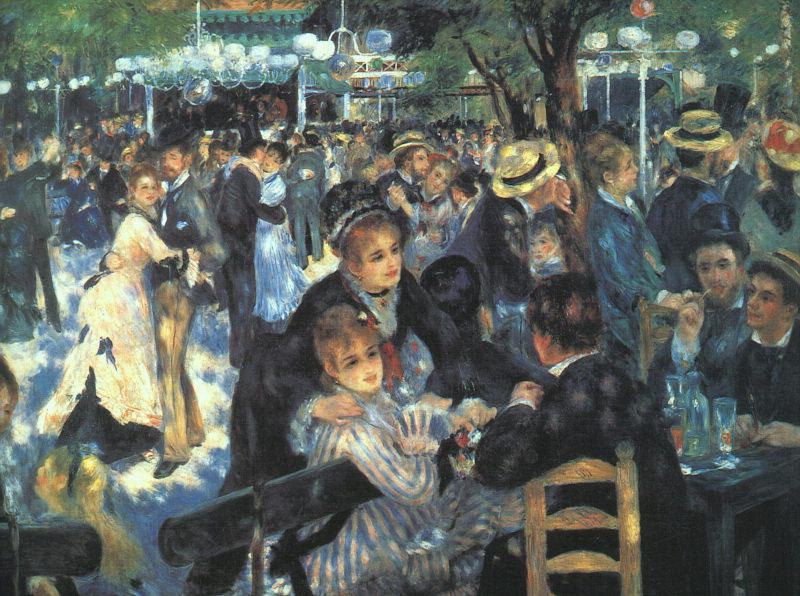 Pierre Auguste Renoir The Ball at the Moulin de la Galette